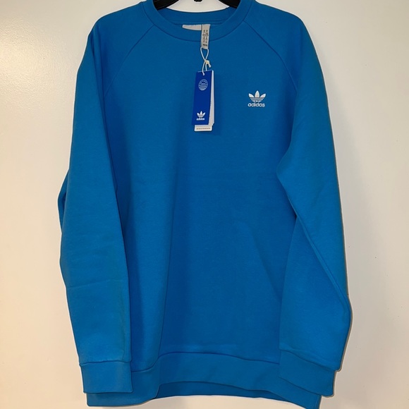 Adidas Essential Crew Men’s Sweatshirt NWT - Picture 1 of 3